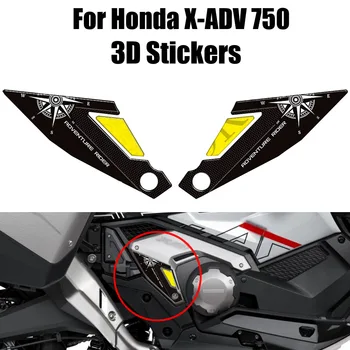 За Honda X-ADV XADV X ADV 750 Протектор на Резервоара Тампон Върху Колелото на Етикети Стикери За Автомобил Крило Във формата на Миди Предното Стъкло 2021 2022 2023 2024