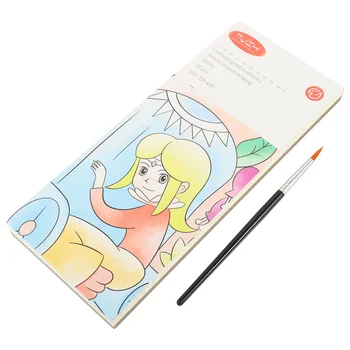 Детска книжка за оцветяване, акварел хартия за рисуване, за подарък на бебето