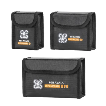 Li-Po-калъф Fireproof, кутия за съхранение на Li-Po батерия, сигурна чанта за Avata