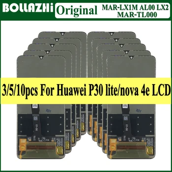 Търговия на едро с LCD дисплей за Huawei P30 lite сензорен екран и дигитайзером в събирането на huawei nova 4e LCD Screen LX1M LX2 AL00
