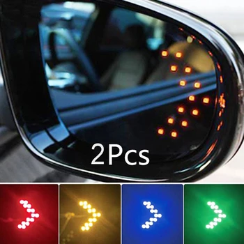 2 елемента Автомобилни led светлини Огледало за Обратно виждане Стрелка на Лентата Светлина автомобилни продукти Огледало за Suzuki Ertiga SWIFT, SX4 Alto Liane Grand Vitara