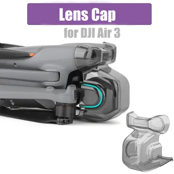 Капак на обектива за дрона DJI Air 3, защитно заключване на кардана, защита на камерата от надраскване, Хонорар подпори, Преносими аксесоари
