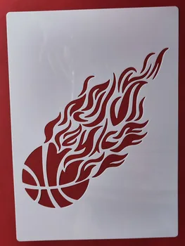 21* 29 cm Баскетболен Шаблон САМ Многостенни Листове Живопис Албум За Албуми за Оцветяване Релеф Албум Декоративен Модел