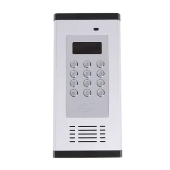 Многофункционална Аларма, Контрол на достъпа 2G/4G GSM Домофонна система Поддържа RFID карта, за апартамент, която работи на 200 собственици на стаите K6