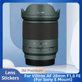 За Viltrox AF 28mm F1.8 FE (Sony E-Mount) Стикер на кожата Винил фолио за увиване на обектива на камерата Защитен стикер 28 1.8 F / 1.8 28/1.8 FE