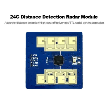 Hi-Link Нов LD2411S Умен Дом 5V 50mA Висока производителност Модул, Сензор за Разстояние за Откриване на човек честота 24 Ghz/Micro Motion