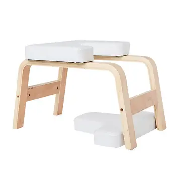 Многофункционален Преобърнат Стол за Йога, wooden Професионален Помощен Преобърнат стол за домашен фитнес. Артефакт