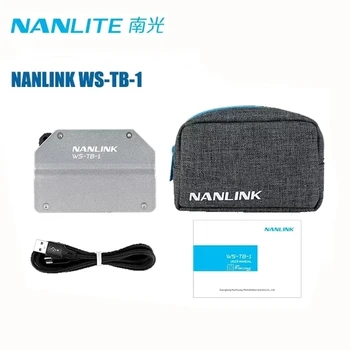 NANLITE WS-TB-1 Блок за Управление CN-W2 2.4 G WiFi Безжичен Контролер за осветление с възможност за регулиране на яркостта за Nanguang LED RGB Light поддържа