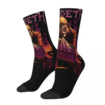 Чорапи Унисекс група Megadeth, супер Меки, Весели, годината на реколтата чорапи в стил хеви метал, новост, средни чорапи-тубусы, страхотна идея за подарък