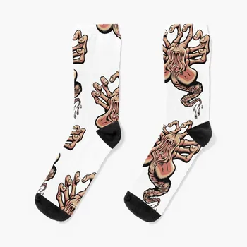 В космоса, чорапи за скейтборд Alien Facehugger, обувки дизайнерско марка, спортни чорапи за голф, мъжки и дамски чорапи