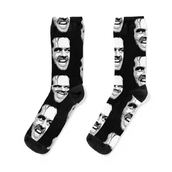 Култови чорапи Сиянието Jack Nicholson Kubrick Мъжки чорапи с топъл модни чорапи за голф Мъжки женски