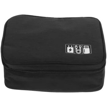 Чанта-органайзер за електроника за пътуване, кабелен органайзер, преносим калъф за носене