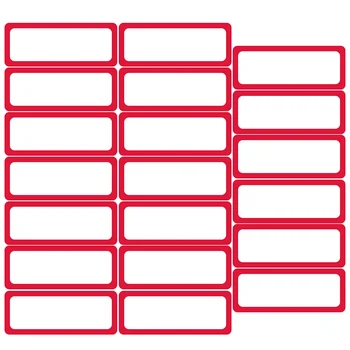 1 Комплект магнитни етикети Удобна множество самозалепващи картонена плочки за печат с висока разделителна способност на Файловата полк Тип 10