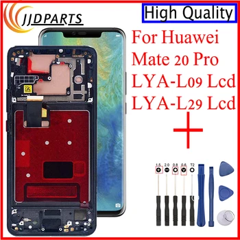 Тестван за Huawei Капитан 20 pro LCD LYA-L09, LYA-L29 Дигитайзер докосване на LCD екрана в събирането + рамка за дисплея на huawei капитан 20 Pro