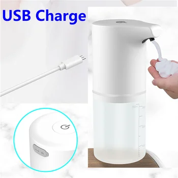 Автоматично индукционный опаковка сапун с пяна за зареждане от USB, умен опаковка течен сапун, автоматична безконтактен миене на ръце за кухня и баня