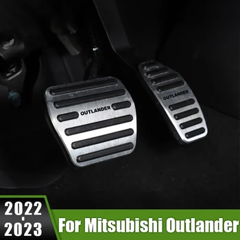 За Mitsubishi Outlander GN GM PHEV 2022 2023 Алуминиева Автомобилна вземе подножието на Педала на Горивния педала на Газта Педалите Капачка против хлъзгане, Накладки Калъф
