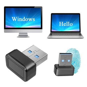 USB-Четец на Пръстови Отпечатъци Със Защита От Фалшифициране Преносим Ключ за Безопасност на Windows Здравей Биометрични Мини-Ключ за Сигурност за КОМПЮТЪР Или Лаптоп