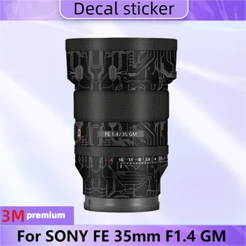 За SONY FE 35mm F1.4 GM Стикер на обектива Защитен Стикер на кожата Vinyl Амбалажна фолио Против надраскване Защитни покрития SEL35F1.4GM 1.4/35