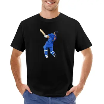 Тениска MS Dhoni, летен топ, графични тениски, тениски за момчета, тениски за мъже, Памучни тениски