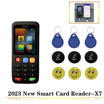 2023 най-Новият Смарт Карти X7 Duplicateur ID/IC Label Copy 13,56 Mhz Ключ NFC Етикета на Natg213 Копирна машина 125 khz Em4305 Card Token Сценарист