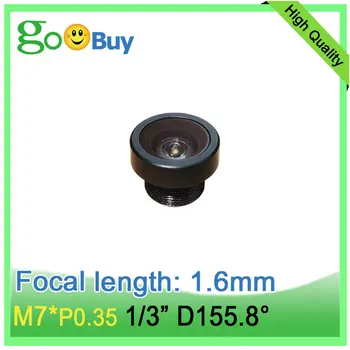 M7* P0.35 фокусно разстояние 1,6 mm обектив fisheyes 155,8 градуса за мини камера за видео наблюдение със сензор 1/3 