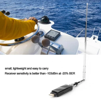AIS Приемник за морски плавателни съдове с USB изход, AR-10 за морски плавателни съдове двуканална ABS + метал