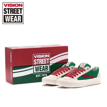 Vision Street Носете Маратонки Мъжки X Odd Коледа Co-Branded Styles Градинска обувки за скейтборд, Кожа, велур, Дамски обувки парусиновая
