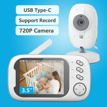 3,5-инчов видеоняня 2-лентов аудиокамера за разговор гледане на деца Безжична камера за нощно виждане VOX Актуализация камери за сигурност VB603 BM603