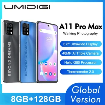 UMIDIGI A11 Pro Max Мобилен телефон 8 GB 128 GB Android 11 6,8 