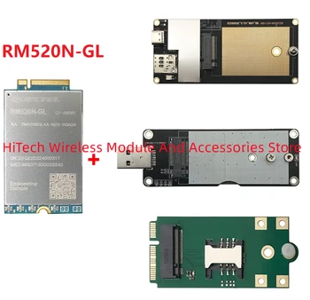 Нов модул Quectel RM520N-GL 5G Sub-6 Ghz NR M. 2 RM520NGLAA-M20-SGASA за Global с MINI PCIe, адаптер USB Type C.