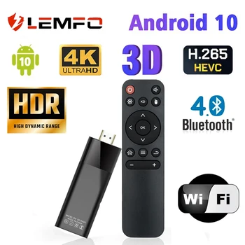 LEMFO Q6 Smart TV Stick Android 10 Двойни Wifi 4K HDR10 2 GB 16 GB Мини-PER-стик Android 10,0 Smart TV Box 1 GB 8 GB мултимедиен плейър