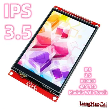 IPS 3.5 Фабрична Електронна Чип ILI9488 на цял екран Червен Модул Със Сензорен Дисплей 480*320 TFT ESP32 14Pin 4-Жични Интерфейс SPI
