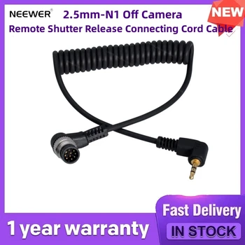 NEEWER 2.5 mm-N1 Off Камера С дистанционно спускане на затвора Свързващ кабел Кабел|Растягивающийся спирален кабел, лесен за използване и переноске