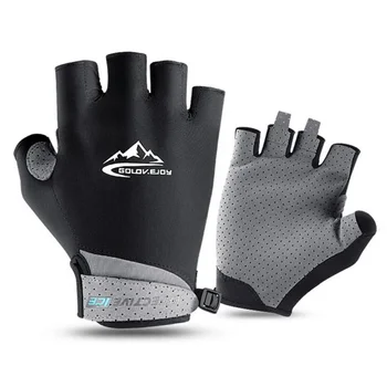 Горещи колоездене, мини ръкавици със защита от изпотяване, мъжки, Дамски ръкавици с полупальцами, дишащи противоударные спортни ръкавици, велосипедни ръкавици
