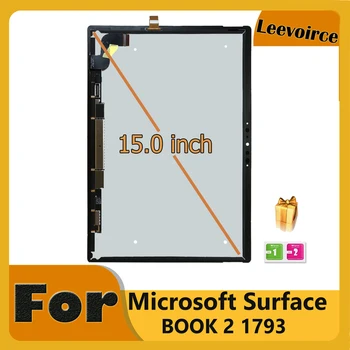 Тестван За Microsoft Surface Book 2 Book2 1793 LCD Сензорен дисплей 3240x2160 Дигитайзер В събирането на Екрана На surface book 2
