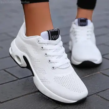 Маратонки Висококачествени мъжки обувки за Тъкане на стъпалата Дишащи Дамски маратонки за Тенис обувки за бягане Удобни обувки за разходка
