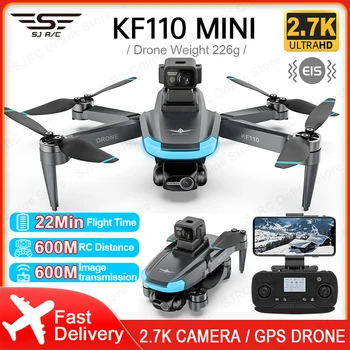 SJRC KF110 GPS Drone Професионална Камера за 4K RC Quadcopter Бесщеточный Двигател 226g Лазерен Заобикаляне на Препятствия Mini Dron VS KF102 Max