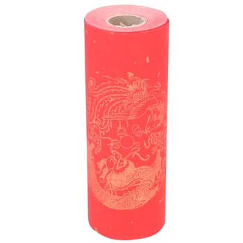Пролетен фестивал за хартиени kupletov Red Xuan Chinese Couplets Доставя декор от празни оризови стикери за стена.