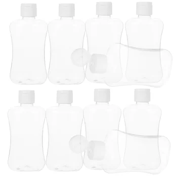 Бутилки в опаковка 10шт, празни бутилки за многократна употреба, флакон за проби шампоан и козметика (200 мл)