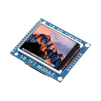 1,8-Инчов Сериен SPI TFT LCD Модул на Дисплея ПХБ Adapter IC 128x160 Dot Matrix 3.3 V 5V IO Inerface Cmmpatible LCD1602 За Arduino