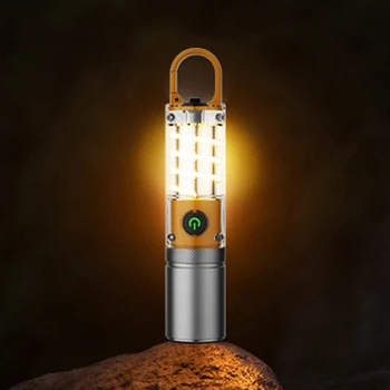 Мощен led фенер с 5 режима на осветление, походный фенер, USB зареждане, Многофункционален в случай на прекъсване на електрозахранването
