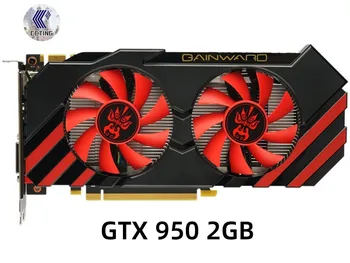 Оригинални видео карта Gainward GTX 950 2GB 128Bit GPU графична Карта За Използваните Графични карти NVIDIA Geforce GTX950 PCI-E X16 Map