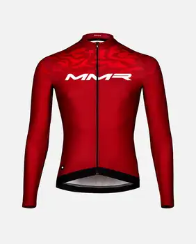 Зимните изолирана флисовые колоездене потници 2023 MMR TEAM 3 ЦВЯТА, мъжка велосипедна дрехи с дълъг ръкав, велосипедна облекло