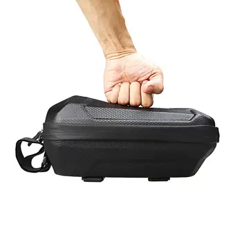 Универсални твърди чанти за скутери EVA обем 4 л Водоустойчив дръжка за електрически скутер или велосипед Многослойни мрежести джобове Чанта кошница