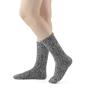 3 Чифта Чорапи за Мъже от Мериносова Вълна, Супер Дебели Топли Зимни Чорапи, Висококачествени Ежедневни Мъжки Меки Дамски Чорапи със Средна Дължина На Открито