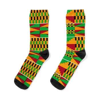 Чорапи с африканските принтом Kente Новости Мъжките и женските чорапи с цветен модел