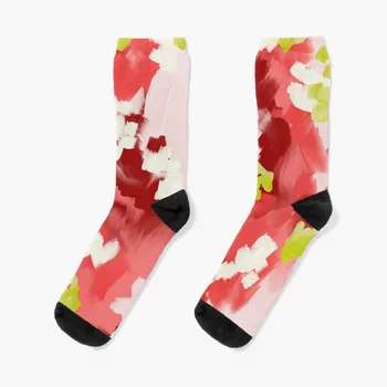 Абстрактна живопис - Чорапи spring vibes, Мъжки чорапи в стил ретро, Коледни, Луксозни дамски чорапи