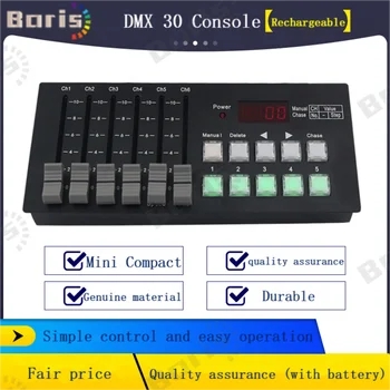 Зареждане на DMX контролер 30-инчов конзола DMX със сценичното ефект от DMX контролер за движещите се на заглавието / номинация осветление се Прилага в дискотека на DJ
