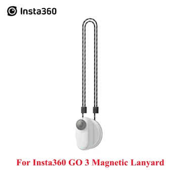 За Insta360 GO 3 Магнитен дантела, удобна за съхранение на дантела, регулируема каишка, аксесоар за екшън камери