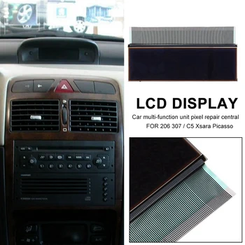 LCD Дисплей на Централната Навигатор Автомобил За Peugeot 206 307 Citroen C5 Xsara Picasso на Части богат на функции на звеното За Ремонт на Пикселите на Екрана